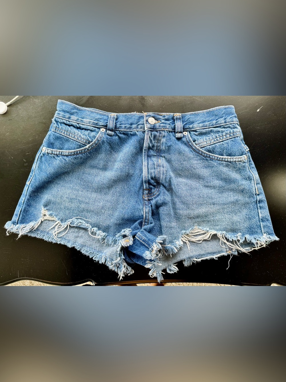 We The Free Distressed Denim Cutoff Shorts